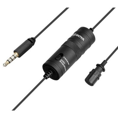 BOYA omni directional lavalier microphone BY-M1 for smartphone PC camera video use clear voice