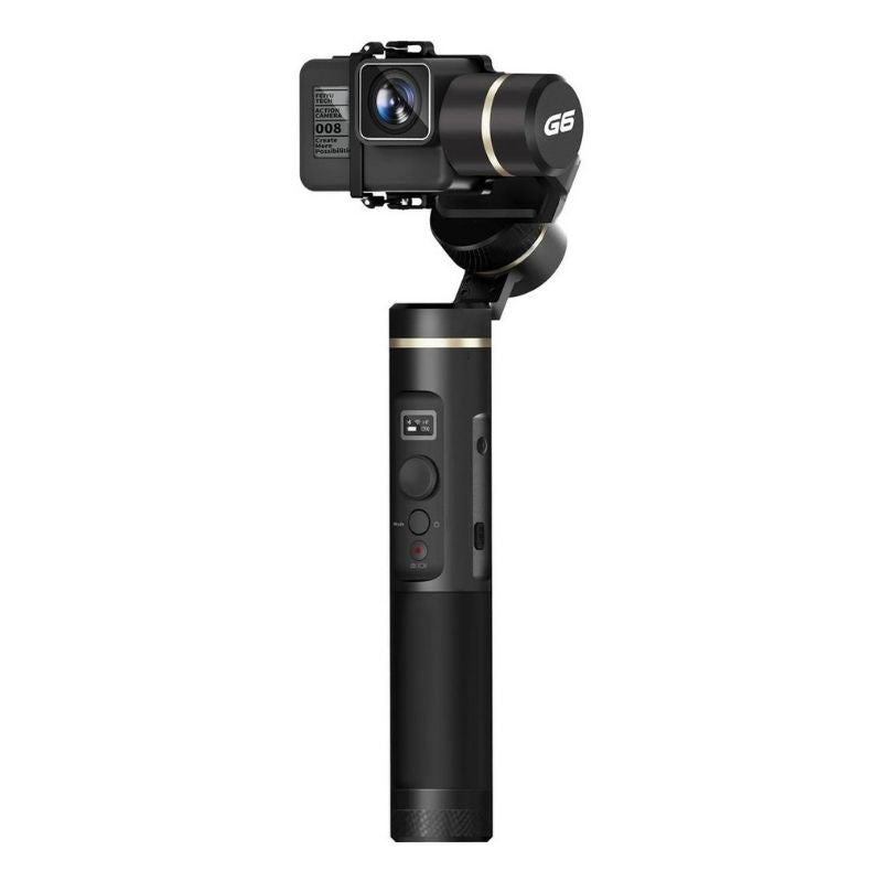 Feiyu G6 3-Axis Stabilized Handheld Gimbal for GoPro Hero 4/5/6 and Sony RX0 Cameras side view