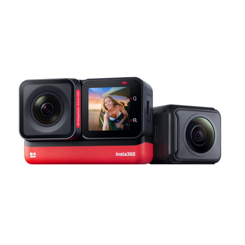 Insta360 ONE RS Interchangeable Lens Action Camera - twin edition - with pictures