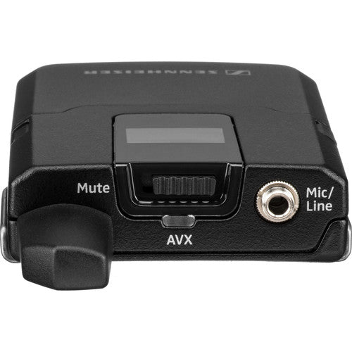 Sennheiser AVX-ME2 SET Digital Camera-Mount Wireless Omni Lavalier Microphone System upper side