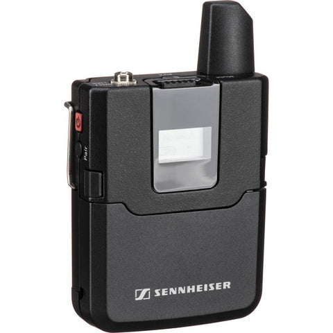 Sennheiser AVX-ME2 SET Digital Camera-Mount Wireless Omni Lavalier Microphone System made in Germany front turn off
