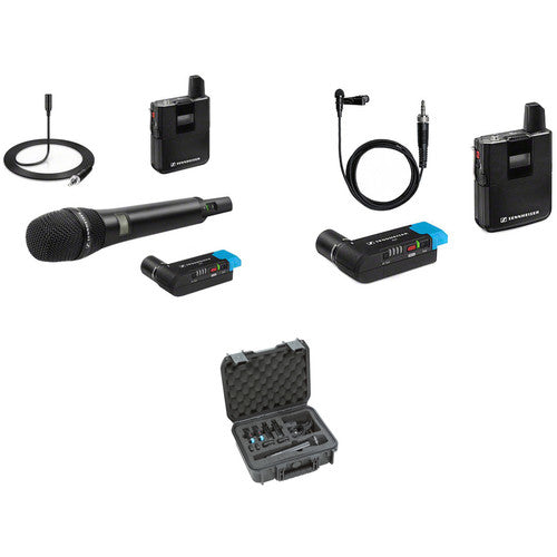 [Made in Germany] Sennheiser AVX-ME2 SET Digital Camera-Mount Wireless Omni Lavalier Microphone System (1.9 GHz)