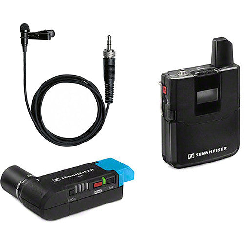 [Made in Germany] Sennheiser AVX-ME2 SET Digital Camera-Mount Wireless Omni Lavalier Microphone System (1.9 GHz)