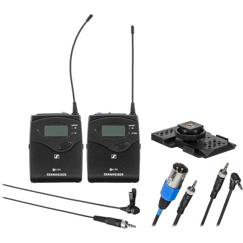 Sennheiser EW 100 ENG G4 Camera-Mount Wireless Combo Microphone System package