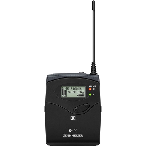 Sennheiser EW 100 ENG G4 Camera-Mount Wireless Combo Microphone System turn on
